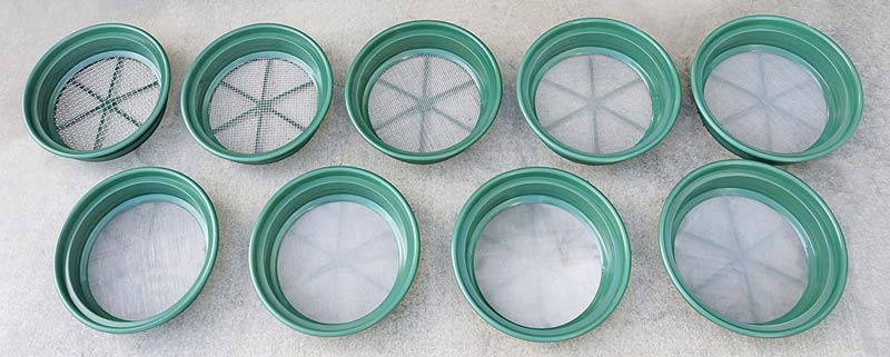 Set Classificatore Per Oro – 4 Rete Impilabile, Maglia 50, Viola, Pioneer Mining